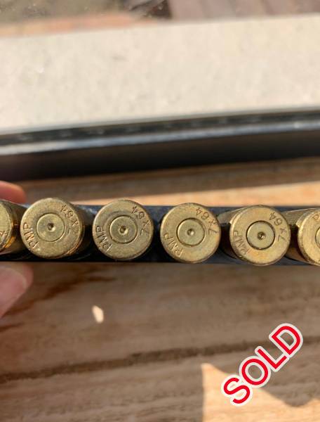 BRASS 7x64 mm BRENNEKE once fired  x 270 cases, #270 once fired Cases , good condition (150gr bullets)

R 3,52 per case