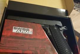 SA 1911 SEMI AUTOMATIC AIRGUN FOR SALE, This was gun was bought fro my son 3 weeks ago and he used it 4 times, and he now wants to sell it. Price is negotiable