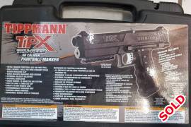 TIPPMANN TIPX .68 CALIBER PAINTBALL, TIPPMANN TIPX PAINTBALL/SELF DEFENSE
BRAND NEW OVER R4500.
ONLY SHOT FEW ROUNDS, LIKE NEW
R3000 NEG CASH AND COLLECTION ONLY
IN EASTRAND AREA.