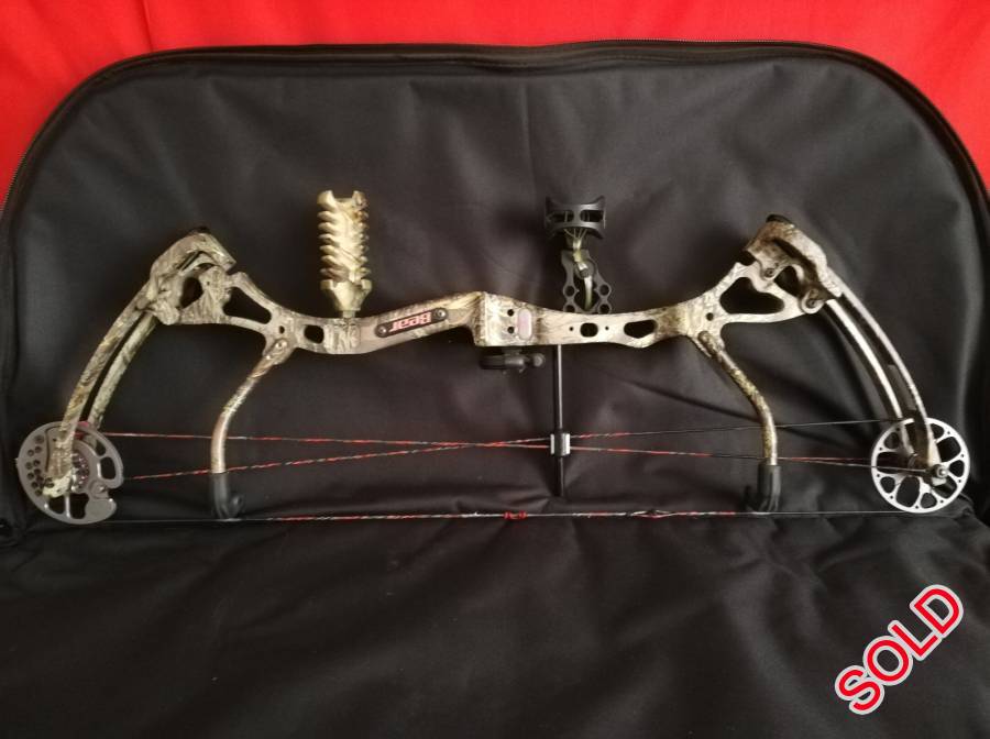 Bear Siren Woman's Bow Kit, Bear Siren complete woman's bow kit like new .
Ideal bow for woman ...
Very versatile and light bow  ...
With 4 pin sight , whisker biscuit rest and stabilizer ...
With 6 x arrows and like new release .
Very nice bow bag included ...
Like new  condition  .
Ready for target shoot or hunting. 
Ata length 31 