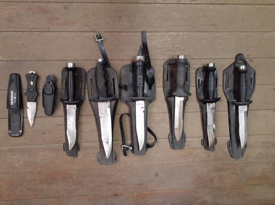 Divers Knives for sale!, Divers knives 1970's-1980's R1300 includes postage. Please contact Pierre on 0836783990