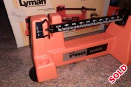 Lyman Pro 500 Scale,  New Lyman Pro 500 Scale. Retail price R1500 my price R1000. Shipping Methods - Collection from myself in Boksburg - Shipping via Postnet 2 Postnet - Shipping on buyer's account