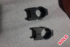 Various scope mounts for sale, Warne 25mm high picatinny mounts R550


Nikko stirling 25mm low QD picatinny mounts R300