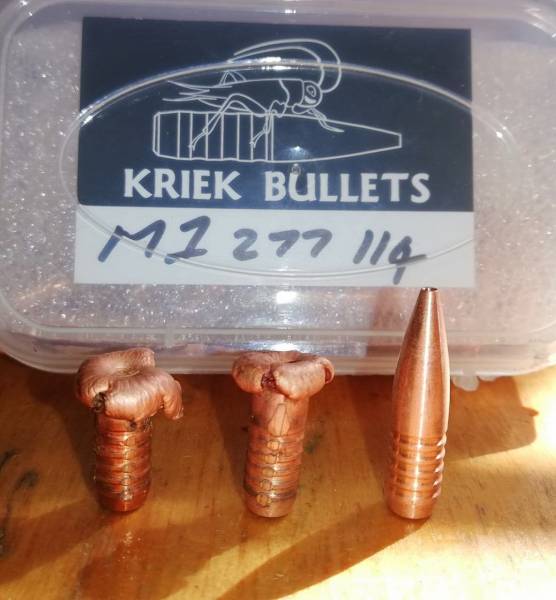 Kriek Bullets, Kriek Premium Monolithic Bullets
Produksie van ons geadverteerde produkte word baie min of glad nie beinvloed deur die huidige grendelstaat status nie, selfs aflewering verloop nou vlot.

The current lock-down have little to no effect on the production of these advertised products, even delivery goes without any trouble.

Kriek Premium Monolithic Bullets for Sale.
Your companion from the far-away plains to the dense bush with the Big Five.
Extremely Accurate - Extremely High Performance!
Please visit http://www.sapremiumbullets.co.za/sapremium-kriek.html to view our products and place an order. You will also find a downloadable Bullet File for QL there.
Turnaround time +-30 days, Delivery Countrywide by TCG at +-R125