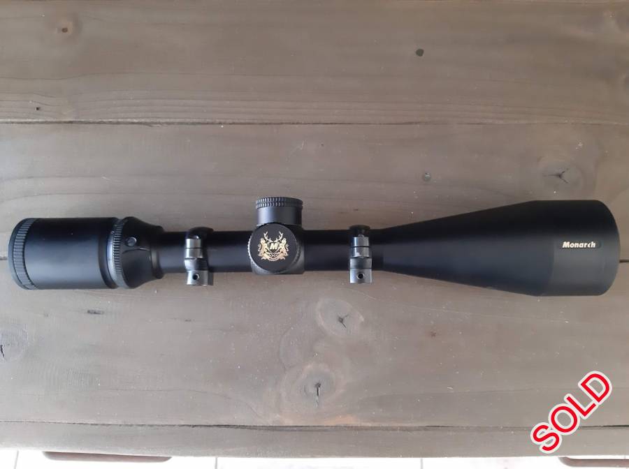 Nikon Monarch 3 2.5-10x50 Nikoplex, Good condition with rings included. Great hunting scope.
Reason for sale: Upgraded to higher magnification scope for range shooting.