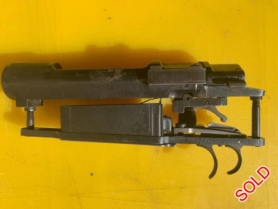 Mauser (V24) action, Mauser standard action (Brno V24) double triggers, beautiful spoonbolt, no triggerguard R5000.00 Phone Charl 0832166891 Roodepoort for more info