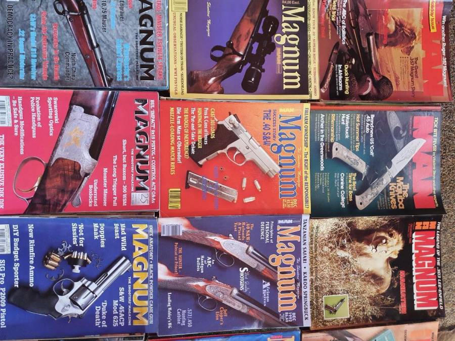 Magnum Magazines, Magnum Magazines for sale
R15 per magazine
R200 per year collection
R3000 for entire collection
R3500 for entire collection plus all single magazines