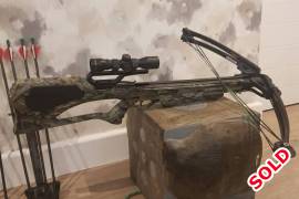 barnett quad avi crossbow, Im selling my cross bow dont have time to shoot. comes complete with bolts, broadhead target, drawstring and cross bow. ive stored the crossbow unstrung for the past year. 