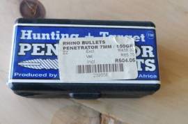 7mm rhino pennatrator bullets , Rhino pennatrator bullets for sale, never been used brand new