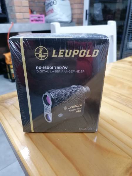 Leupold rx-1600i TBR/W, 
Leupold rx-1600i TBR /W DIGITAL LAZER RANGEFINDER 
The RX-1600I TBR /W calculates elevation and 10 MPH windage holds for most manufactured or handloaded rifles cartridges. These holds can be displayed in MOA milliradians or inches /centimetres,getting you on target for first shot success