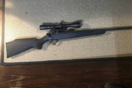 .303 Lee Enfield No4 MK1 for sale. Still available,  Make an offer. Synthetic stock fitted. Barrel threaded. Silencer and Sightron SI 3-9 X40 scope included.
Rifle gun coated. Barrel in very good condition. Included +- 200 FMJ rounds.
Please whats app for more information.
NO storage permit.
Please no time wasters, selling rifle to finance another project.
Shipping for buyers account.