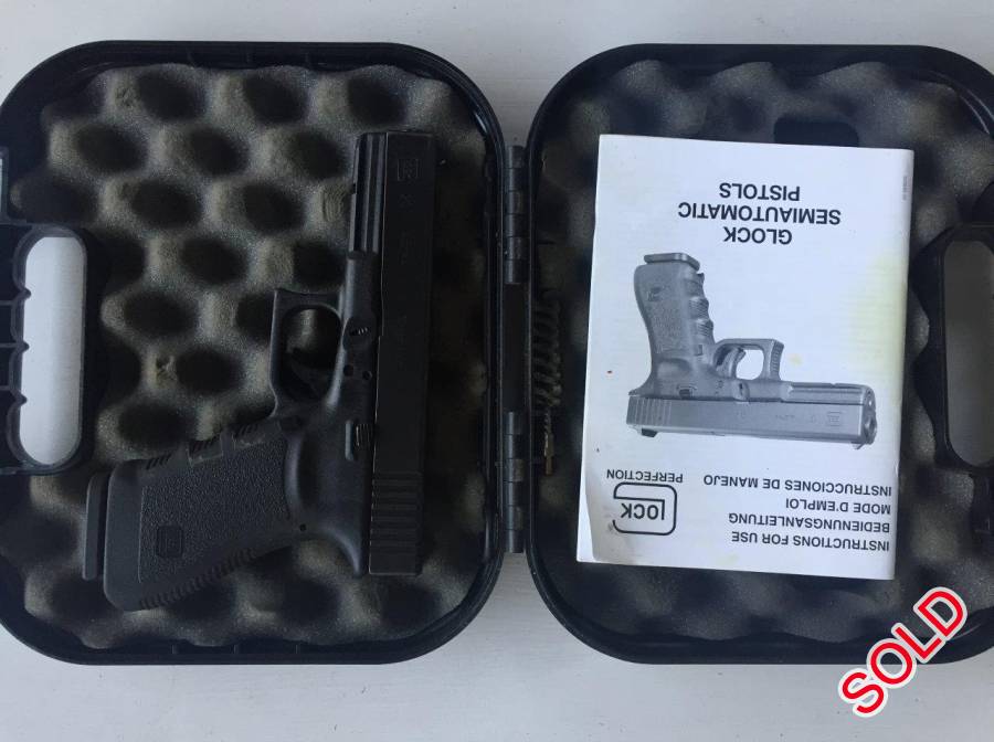 Glock 20 gen3 10mm (sold ), This is an awesome pistol and calibre excellent home defence or backup hunting pistol. In good condition fired less than 500 rounds.

If you buy it I will give you first option on 3000 10mm cases for R1.50 each. 

My circumstances changed and I needed a small pistol and want to buy .22 pistol and rifle to train my 3 boys.

The only reason it is so cheap is that I know the market for 10mm is small. But the 10mm is an incredible calibre very easy to shoot but very powerful, especially for a pistol. If you want to know more regarding 10mm read this article. http://greent.com/40Page/ammo/10/10mm-advoc.htm