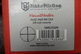 Nikko sterling 4x32 moountmaster, Never been on a rifle
whatsapp on 0822231343