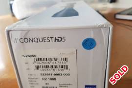 Zeiss conquest HD5 5-25x50 rz1000, Like new Zeiss Conquest hd5 5-25x50 rz1000