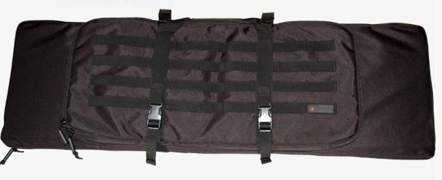 DOUBLE TAP RIFLE BAG - BLACK, Tactical

Designed to carry two rifles – fits an R4 Assault rifle
Carries up to 6 extra mags
Web molle system allows extra carrying capability
Integrated padded divider

