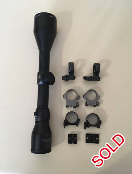 Lynx3.5-10x50 and 3 sets of mounts, Lynx 3.5x50,25mm scope and 3 set of mounts