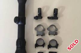 Lynx3.5-10x50 and 3 sets of mounts, Lynx 3.5x50,25mm scope and 3 set of mounts