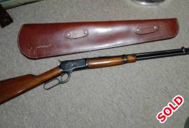 Leather Scabbard for lever gun, R 2,500.00