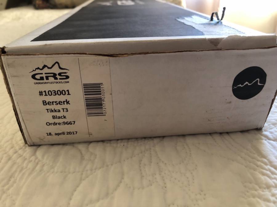 GRS Rifle stock, Selling this stock as I no longer have the rifle. Stock is brand new and cones in original packaging and with all original parts.

 