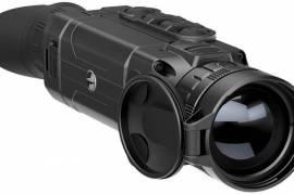 Pulsar Helion XQ50F Thermal Imaging Monocular, The Pulsar Helion XQ50F Thermal Imaging Monocular captures still images and video is seamless with the Helionl’s built-in video recorder. Image and video content is stored internally and can easily be transferred to PC/laptop via wired connection or Wi-Fi. A heat sink, located on the device's body, effectively prevents heat build-up from the sensor and other components while also significantly reducing temperature and noise sensitivity, especially between calibrations.

The Helion series thermal imagers embrace a wide range of professional and semi-professional applications from hunting and scouting to law enforcement and life rescue. Hunters looking for animals in the woods, outdoor enthusiasts willing to protect camping site at night, law enforcement professionals seizing criminals and rescue teams searching for survivors or lost people all will be pleased with potential of the Helion series from Pulsar. 

The highlight of the Helion is the ability to link via Wi-Fi the device with Android and iOS based mobile units using the free mobile application Stream Vision. The Stream Vision software connects the device with Android/iOS mobile unit (smartphone or tablet) which enables you to receive footage in the real time mode, to distantly operate the device with your smartphone, as well to stream online the image captured by the device to Youtube.

FEATURES
Built-in Video recorded
Variable Magnification
High Image Frequency 
High resolution  thermal imaging sensor
Power Supply System B-pack
Stadiametric Rangefinder performed in the shape of rangefinding reticle which enables distance measuring to observed objects with known height
Robust array of 8 colour palettes
Mobile-Friendly with Remote Control and Live Internet Streaming