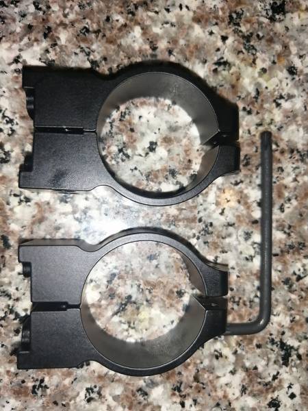 30mm scope mounts for sale, Scope mounts in excellent condition. Hardly used. Fits 30mm tube. 