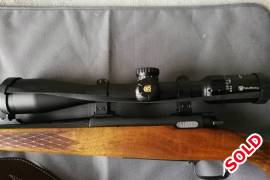 Nikko Stirling 6-24x50 Diamond, I am selling a Nikko Stirling 6-24x50 Hold Fast Diamond Illuminated scope. 
Scope was used on one hunt.
30mm tube.
Reason for selling is open sight on rifle is in the way and because of that I had to mount the scope on high rings and this is not working for me. 
Rings not included. 