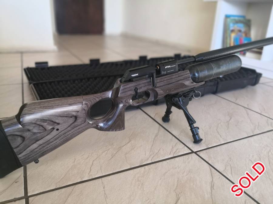 Fx crown 5.5 , Hi guys I have Fx crown 5.5 Grey laminated stock for sale, comes with original fx hardcase, 1x18shot mag, fill adaptor, R23,5k+shipping, Damian-0786127514