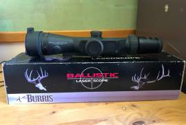Burris Ballistic III Laser scope, Burris Ballistic III laser scope
3-12 x 44 with built in range finder 