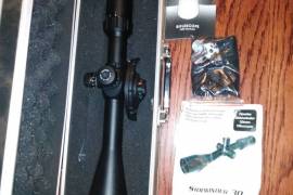 Rifle scope, Brand new Hawke Sidewinder 30 scope.
Never been used. Still in original packaging and case. 
SR Pro IR HK4031 6-24X 56. 
Extremely good value for quality. 
Selling new between R8500 to R10 000
Available for R7500. 00 neg. 