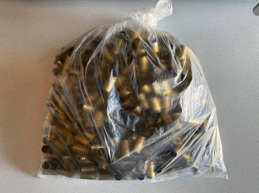 580x Mixed 9mm/9x19 Brass, Mixed once-fired 9mm/9x19 brass
530+ have been decapped already