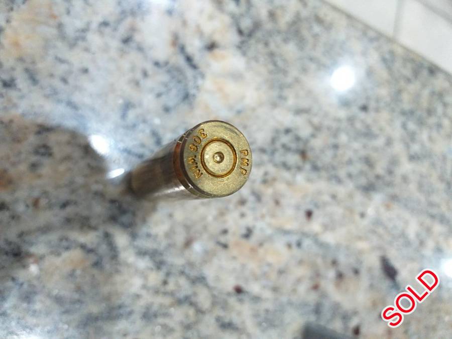 308 once fired brass, 110 x PMP 308 brass ( old deep head stamp ) - R 700
20 x PMP 308 brass ( brown box ) - R 120
19 x Sako 308 brass - R 140
Courier cost for buyees account
Full lot price can be negotiated
Whatsapp comms preferred