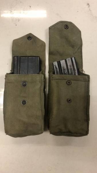 FN/R4 Magazine Pouches , FN/R4 Transition Sandf Webbing Pouches. R75.00 each and 5 for R300.