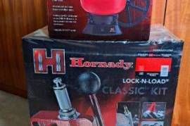 Hornady lock-n-load classic kit & M-1 case tum, Hornady Lock-N-Load classic kit with M-1 Case Tumbler never used. Boxes still sealed. Excludes shipping, can be requested.