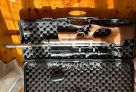 Kral .22 , Very good condition. Very acurate and very giod price. Has custom lothar walter barrel and 2 magazine. Has a hard case to carry in and a bipod.
shoots slugs and pellets.