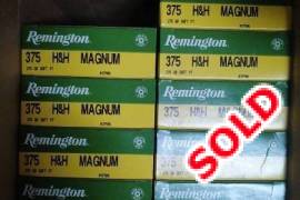 375 H&H Ammunition PMP & Remington , I have limited supply of the following 375 H&H ammo
1)PMP 300gr SP @ R1250 a box of 20
2) Remington 270gr GR SP @ R1400 a box of 20