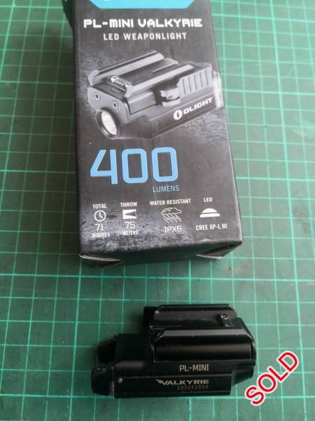 Olight Pl Mini - R600, NOT the 2, this is IPX6 tough as nails Vakyrie
This is an epic starter EDC light for 99%v of pistols, with the easy recharge, you can click on for bed time and remove for day