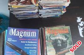 Man Magnum magazines, 350 Man Magnum magazines for sale. Most in good condition. Almost all issues from year 2000 to present. Lots of 1990s issues and some 1980s and late 70s. Buyer will need to collect.