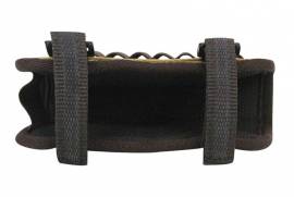 Cheek Risers Right+left hand, 
Canvas and leather cheek riser. Fits 95% of gun stocks.
Riser is +- 1