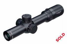 Athlon Talos BTR 1-4x24 Tactical Scope, Brand new tactical scope comes with the Athlon Life Time Warranty. Can be couriered to any major town in SA for R99. 
Visit us on FACEBOOK @   facebook.com/OpticsRange