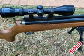 BAM B51 .177, Very good condition pcp air rifle, recently serviced. Incl scope and silencer. 