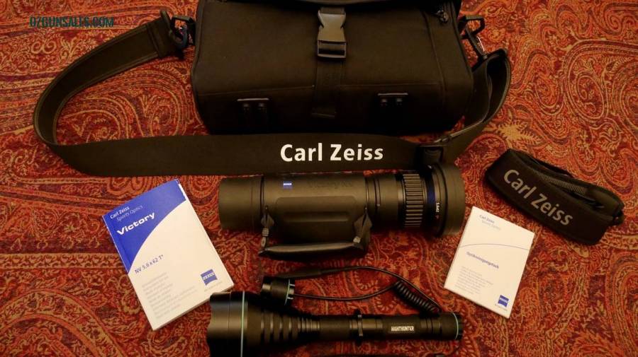 Zeiss Victory 5.6x62 Night Vision Scope Matt Black, 20,000 x light amplification capacity
Integrated IR LED
Zeiss T* Coating
A clear view, whatever the weather
Manual brightness regulation
Water resistance