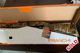 Franchi Affinity Semi Auto Max 5 , You can own this brand new Franchi Affinity semi auto  for R15900!

I have 2 in Max 5 Camo, 3 in Black and 2 in Silver. The Franchi is made by Benelli and comes with 3 chokes and a hassle free inertia operating system, for people that love to shoot rather than clean a gun. 