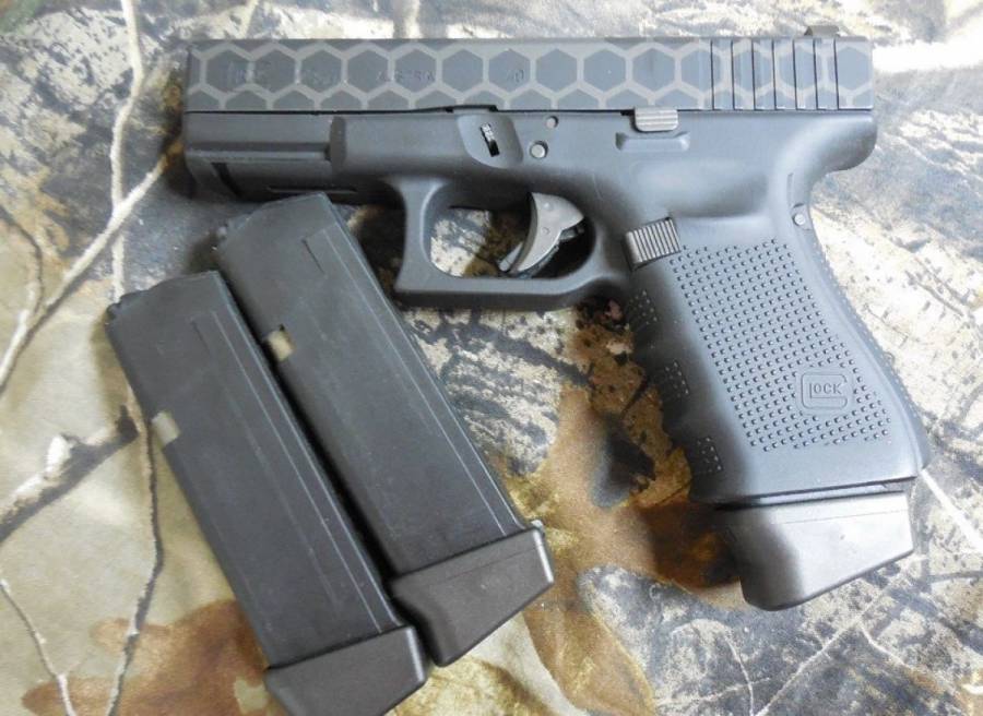 Brand new in Box Glock 23 gen 4 for sale , contact only through telegram @geprufter_Stecker 
or email bankgunpawn.dave@gmail.com
can only be delivered discreetly or posted. 
features:
Model: G-23 GEN-4
Caliber: 40 S&W
Bore: BRIGHT & SHINNY
Chambers: 3 - 15+1 ROUND MAGAZINES
Condition: BRAND  NEW
Metal Condition: LIKE NEW
Bore Condition: BRIGHT & SHINNY
Barrels: 4.02
Barrel Type: Cold Hammer-Forged Polygonal Rifled
Action: SEMI-AUTOMATIC
Triggers: Safety Trigger / Firing Pin / Drop
Stock: Polymer grip
Stock Comb: NEWLY CUSTOM cerakoting
Finish: CUSTOM POWER CERAKOTING DESIGN
Weight: 21.2 oz.
Extras: Upgraded Stainless Steel Guide Rod & Springs.
Case: GLOCK HARD CASE
Proof:Nitro: LIKE NEW
Optic: NEW LASER & NEW NIGHT SIGHTS 