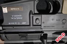Airsoft AR15 with optical sights 