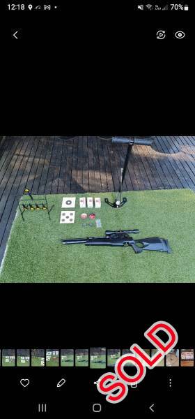  HATSAN 4.5mm PCP AIR RIFLE, HATSAN AT44-10 WITH SILENCER AND GAMO 3-9X40 SCOPE, GOOD CONDITION.
EXTRAS: AIR VENTURI HAND PUMP, SPARE MAGAZINE 
2 x Extra AIR TUBE CYLINDER 
FILL PROBE
CALDWELL RESETTING TARGET
JSB PELLETS 
NSA 15.5gr  SLUGS SEALED 3xBOXES
PELLET TRAP
PAPER TARGETS