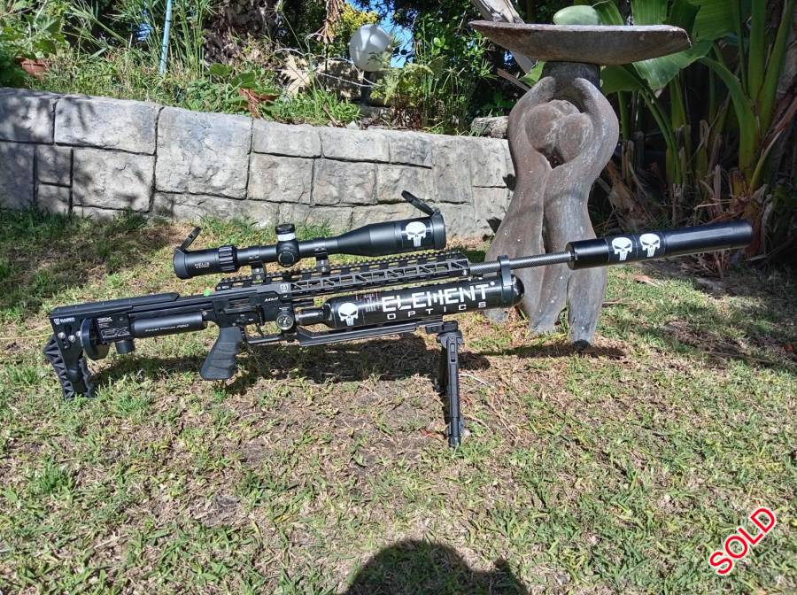 FX Impact Mk2 .22 many extra's.80fpe/109J @155bar , Full description of the gun, extra's and specs on last picture. Please contact me for further information or questions, The price is slightly negotiable . Ashley Smit 0738108586

















 