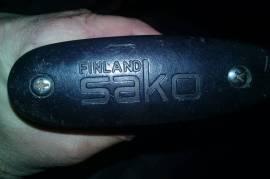 Finland Sako 223, Shooting range of about 400m's, lightweight easy to handle.
Has got Tasco scope on as well.

Very neat. Contact me for further info