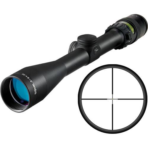 Trijicon AccuPoint 3-9x40 Riflescope Amber(TR20), - Magnification - 3x-9x
- Objective Size - 40
- Bullet Drop Compensator - No
- Length (cm) - 31.5cm
- Weight (g) - 380g
- Illumination Source - Fiber Optics & Tritium
- Reticle Pattern - Triangle
- Day Reticle Color - Amber
- Night Reticle Color - Amber
- Eye Relief - 3.6 to 3.2
- Exit Pupil - 13.3 to 4.4
- Field of View (Degrees) - 6.45 to 2.15
- Field of View at 100 yards (ft) -  33.8 to 11.3
- Adjustment at 100 yards (clicks/in) - 4
- Tube Size - 1 in.
- Housing Material - 6061-T6 aluminum, hard coat anodized per MIL-A-8265, Type III, Class 2 dull & non reflective