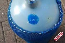 Scuba 15 lt Cylinder, 15 litre  230 BAR Scuba  Cylinder including net and boot.
Hydro tested during February 2018.
Situated in Bloemfontein.
Contact Raymond - 082 497 2747
Collection /shipping for buyers account.