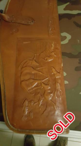 Leather rifle bag, Leather rifle bag for sale